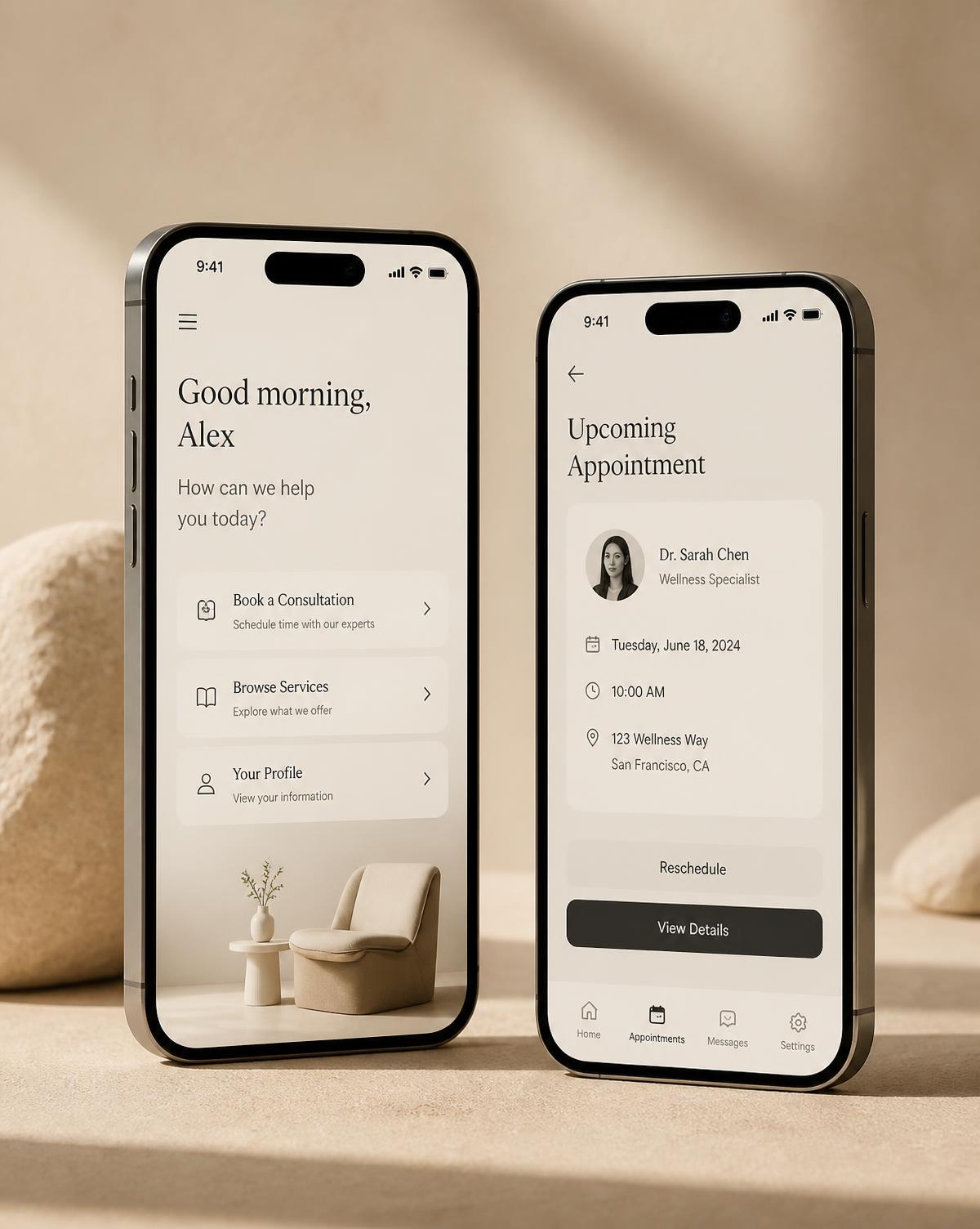 UX/UI und Webdesign: Website, Landingpage und App Interface Screens